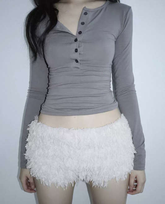 Fur wool nap shorts /ファーウールナップショーツ TR-10948[Coming Soon]